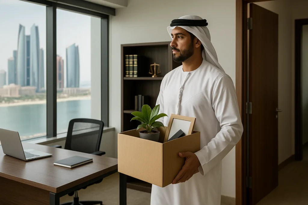 الإستقالة في ابوظبي وفق قانون العمل الإماراتي