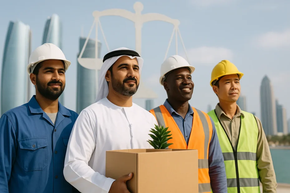 حقوق العمال الوافدين في أبوظبي وفق قانون العمل الجديد 2025