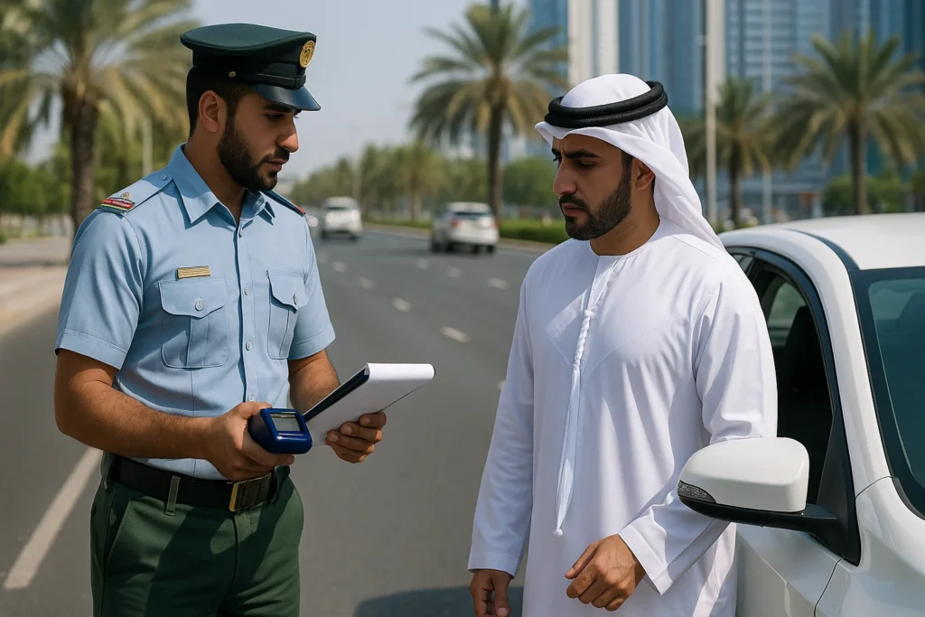 المخالفات المرورية في أبوظبي: الدليل القانوني الكامل